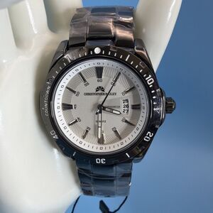Christopher Bailey Quartz 45mm Watch Black With White Face Day